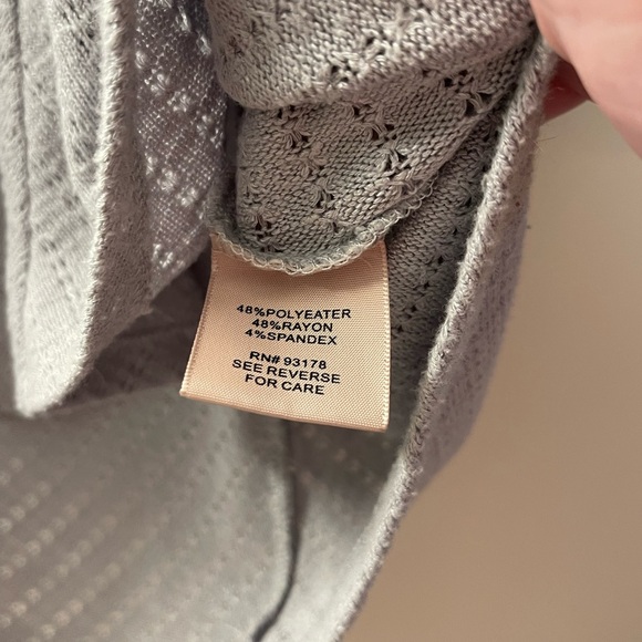 Philosophy Gray Crew Neck Sweater with Relaxed Fit - Picture 4 of 4